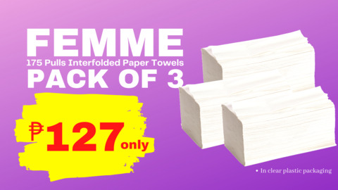 Lazada Femme Interfolded Paper Towels